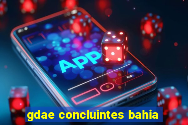 gdae concluintes bahia